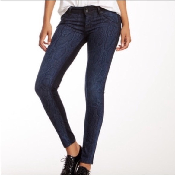 💜SOLD💜Hudson Snake Collin Skinny Jean Vice Versa - Picture 2 of 8